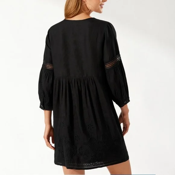 Tommy Bahama Black Midi Dress - Picture 3 of 7